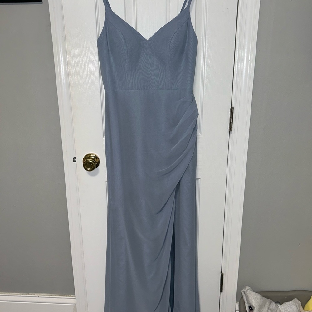 Elegant Blue Evening Dress